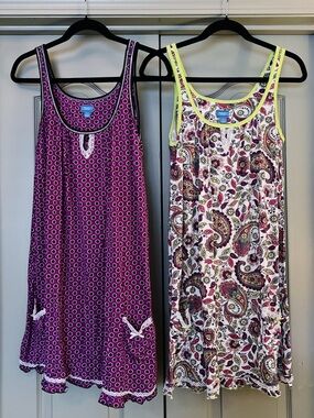Simply Vera Wang Sleepwear Bundle Small Nightgown Pajamas Cozy Lounge 2-pc. Set